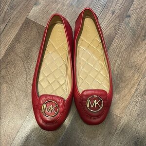 Michael Kors Red Women's Flats